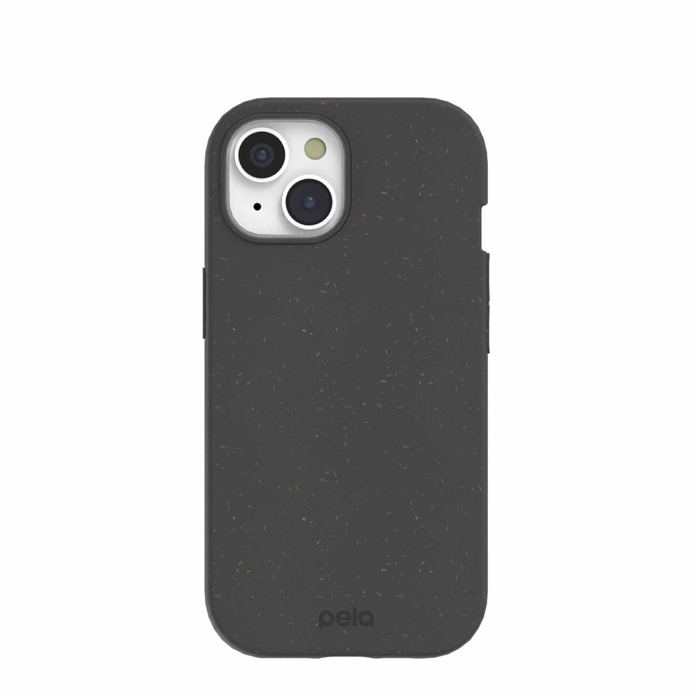 Pela Black Eco-Friendly iPhone 15 Case
